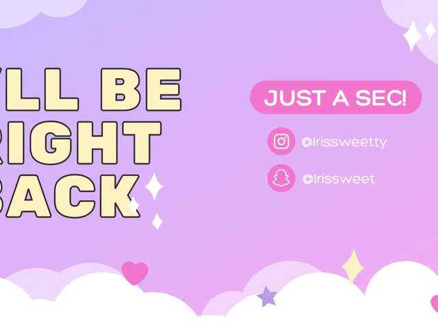 IrisSweety online show from August 14, 9:02 am
