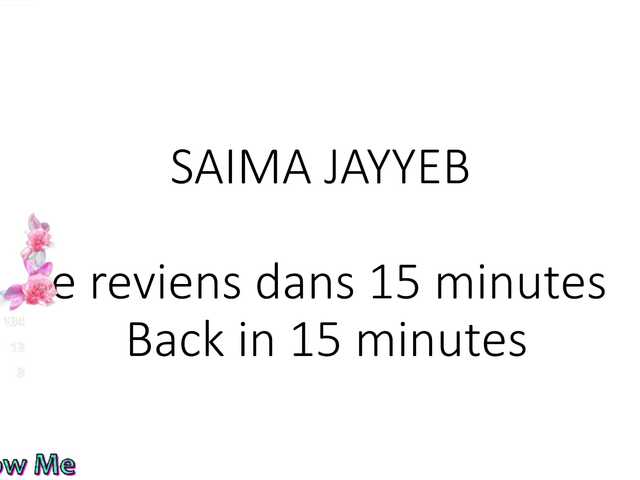 SaimaJayeb online show from August 9, 1:50 am