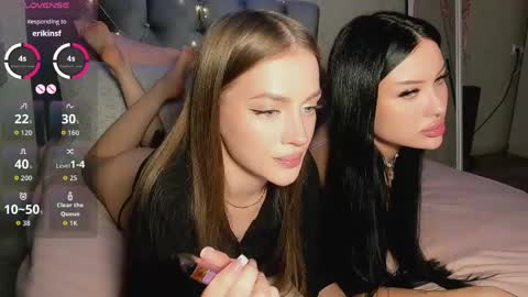Jess blond and Leila brunette online show from May 13, 12:38 pm