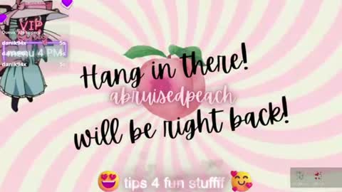 Peach online show from July 21, 7:33 am