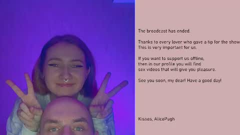 Woland  Alice Pugh online show from August 8, 7:36 pm