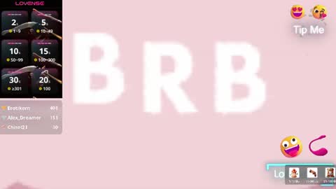 amber clair online show from August 14, 7:50 pm