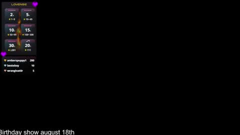 amber_smith20 online show from August 5, 1:14 am