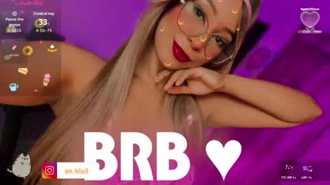 AnnieBlu3 online show from August 6, 3:11 pm