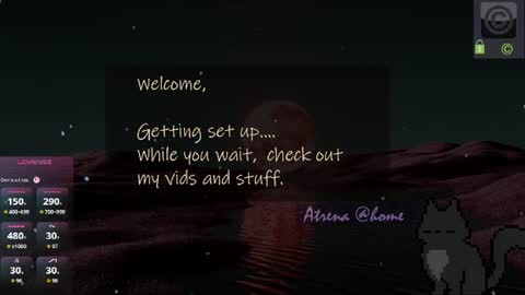 Atrena online show from August 7, 1:05 am