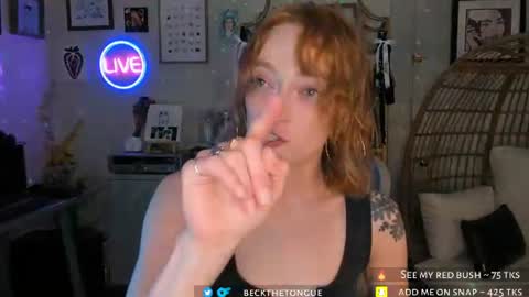 Beck the tongue online show from July 15, 9:49 pm
