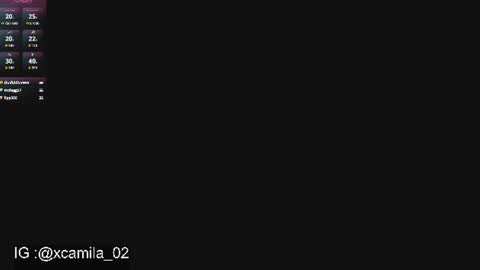 camila  online show from July 26, 2:16 am