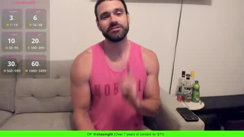 Onlyfanschasingfit Instagram the arguer Twitter chasingfitOF online show from July 9, 11:21 pm