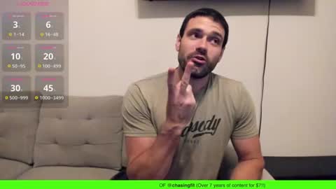 Onlyfanschasingfit Instagram the arguer Twitter chasingfitOF online show from August 4, 1:24 am