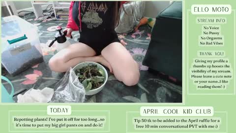 VulgarChastity online show from April 4, 6:15 pm