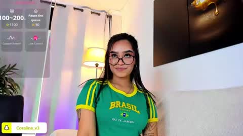 Coraline connected from 10 pm to 6 am Colombia time online show from August 6, 5:23 pm