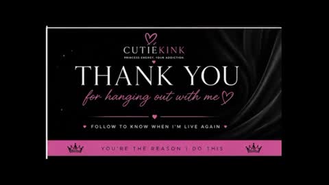 CUTIE KINKS OFFICIAL CHATROOM AND LIVE STREAM online show from August 1, 4:35 pm
