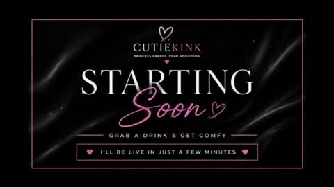 CUTIE KINKS OFFICIAL CHATROOM AND LIVE STREAM online show from August 2, 12:28 am