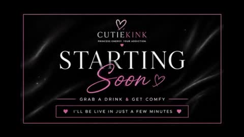 CUTIE KINKS OFFICIAL CHATROOM AND LIVE STREAM online show from August 2, 2:13 pm