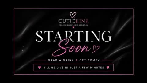 CUTIE KINKS OFFICIAL CHATROOM AND LIVE STREAM online show from August 3, 12:39 am