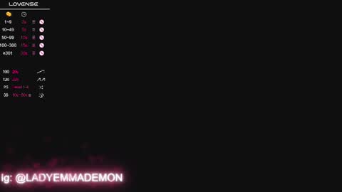 Mistress Emma Demon online show from August 9, 4:52 pm