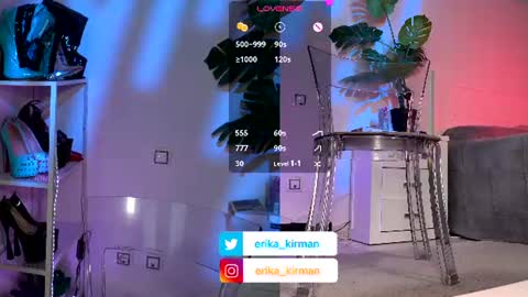 Erika online show from July 12, 11:38 am