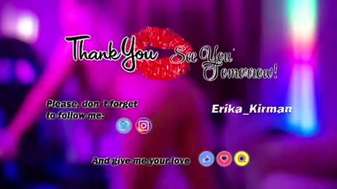 Erika online show from August 3, 5:53 pm