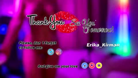 Erika online show from August 6, 3:22 pm
