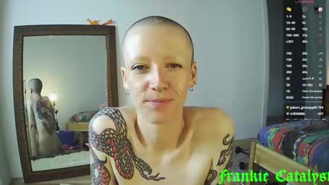 Frankie Catalyst online show from August 3, 4:25 pm