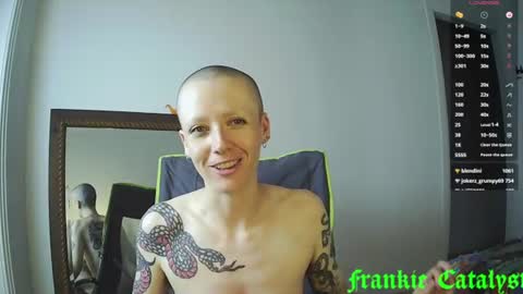 Frankie Catalyst online show from August 3, 7:43 pm