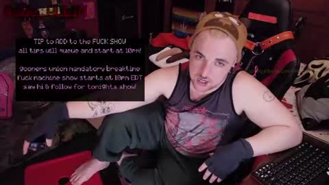 Gage Allin AKA Alpha Pussy online show from August 16, 1:20 am