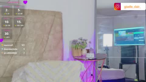 giselleclair online show from May 13, 8:25 am