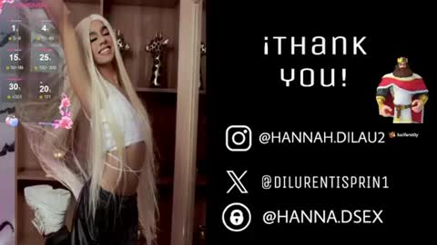 hannah dilau  online show from September 3, 11:41 pm