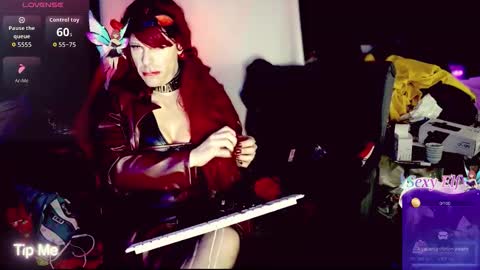 hotginger666 online show from February 25, 12:30 am