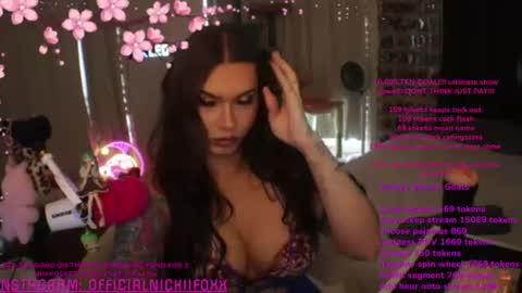 Nicki Foxx online show from June 26, 10:02 pm