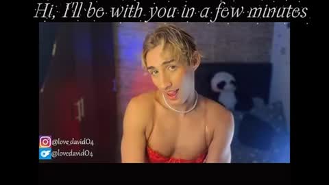 Angel David online show from August 14, 8:56 pm