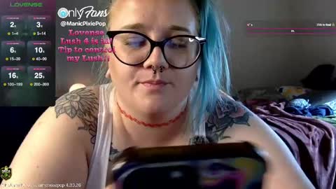 ManicPixiePop online show from April 30, 3:04 pm