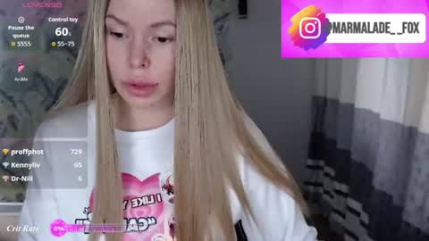 Marmalade Fox online show from July 10, 10:54 am