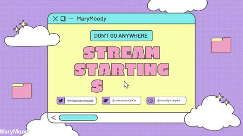 Mary Moody online show from July 22, 11:07 pm