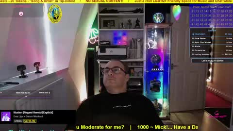 Professional Moderator  Mick Mickey online show from May 6, 5:47 pm