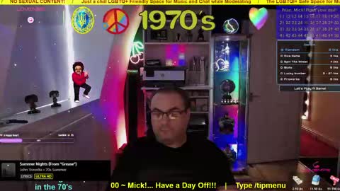 Professional Moderator  Mick Mickey online show from May 7, 5:25 pm