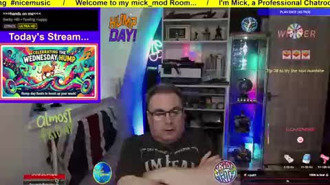 Professional Moderator  Mick Mickey online show from June 10, 6:03 pm