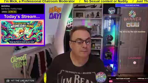 Professional Moderator  Mick Mickey online show from June 10, 7:09 pm