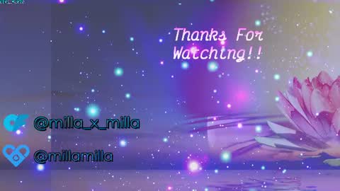 milla_milla online show from August 2, 9:16 am