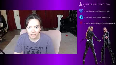 Mistress June online show from March 6, 3:20 pm