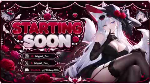 MiyariFox online show from August 13, 2:47 am