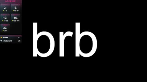 Isabelle online show from August 11, 1:07 am