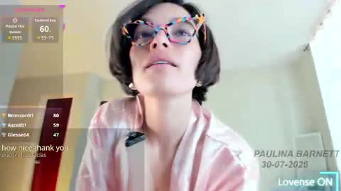 paulina barnett online show from July 30, 7:42 pm