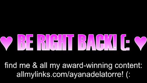 Ayana Delatorre online show from July 24, 12:24 am