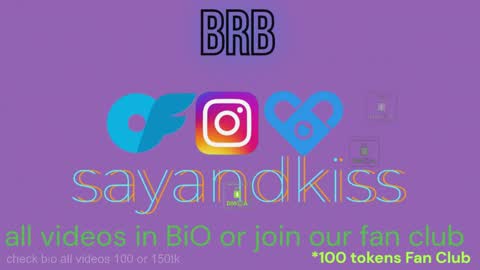 say_and_kiss online show from April 1, 7:33 pm