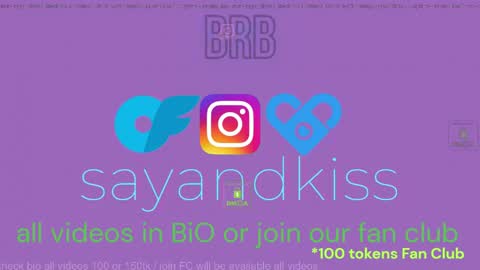 say_and_kiss online show from April 28, 5:29 pm
