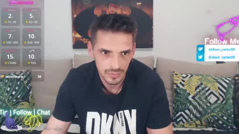 Dean Carter online show from August 3, 8:16 pm