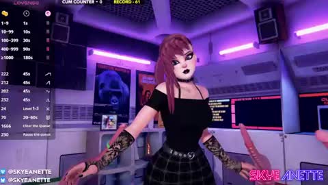 SkyeAnette online show from June 29, 1:09 am