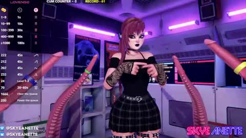SkyeAnette online show from July 6, 1:09 am