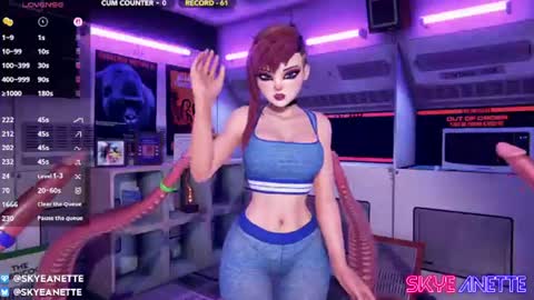 SkyeAnette online show from July 18, 1:17 am